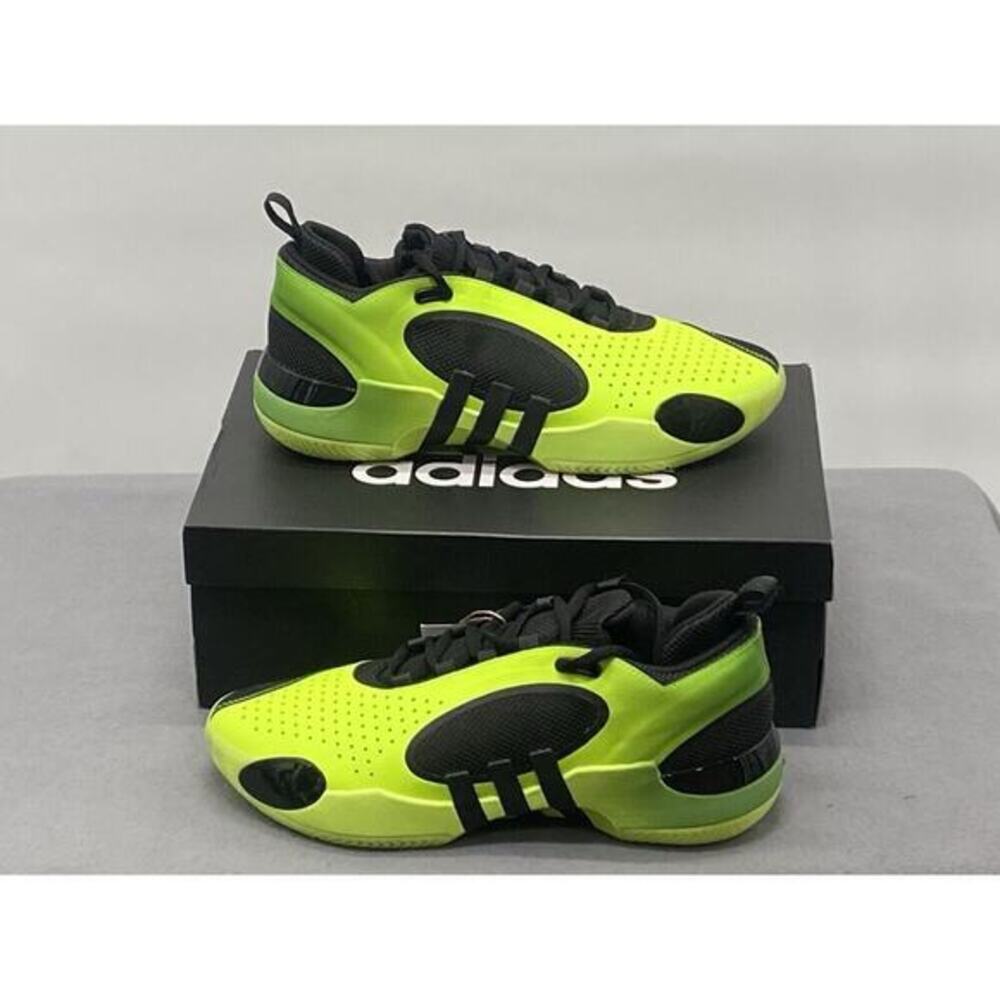 adidas Men’s D.O.N. Issue #5 Basketball Shoes Size 10.5 Lucid Lemon - Picture 2 of 6